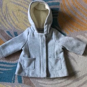 Girls lined pea coat